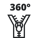 Pilnai atsegamas užvalkalas