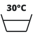 Užvalkalas plaunamas 30°&amp;nbsp;C temperatūroje