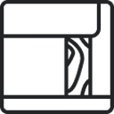 Natūralaus medžio kojelės